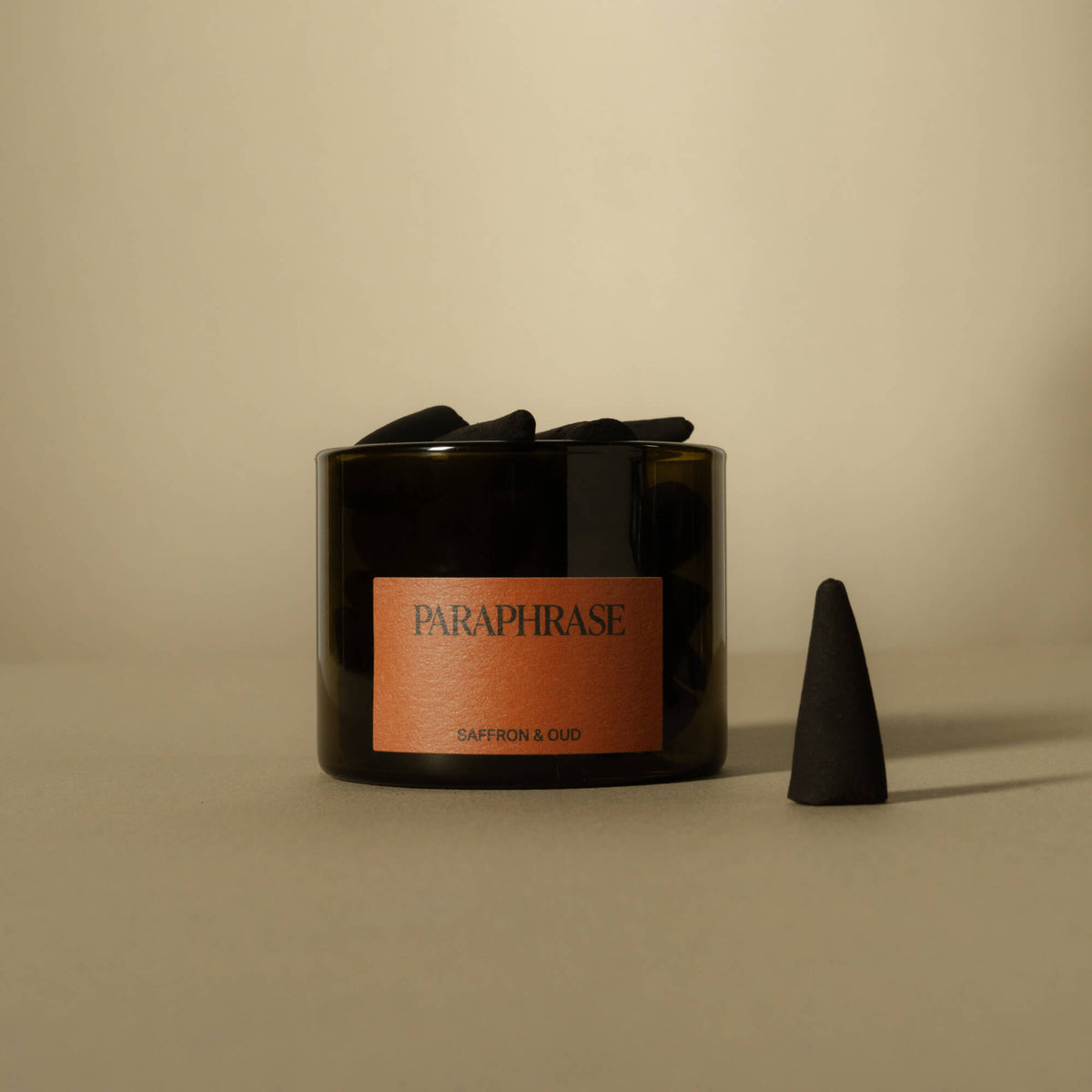 SAFFRON & OUD INCENSE CONES